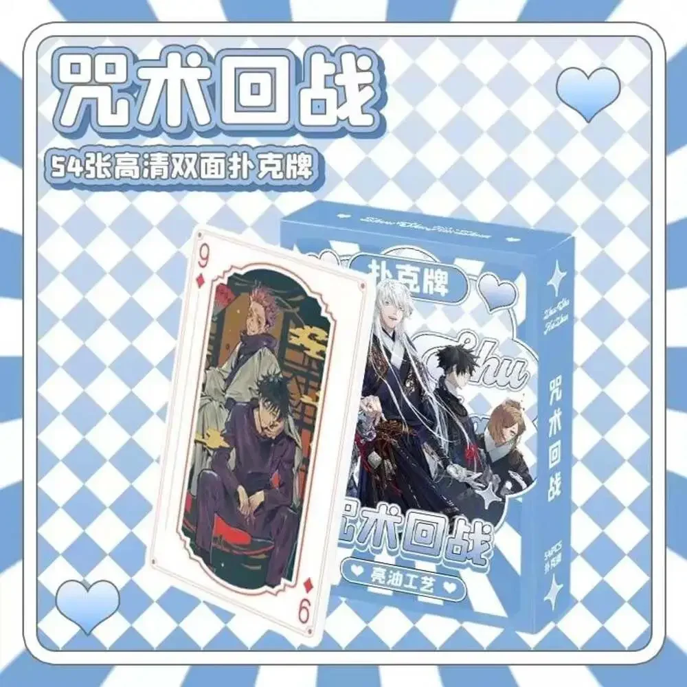 Us seller Anime Poker Board Games Playing Cards Genshin Impact Demon Slayer Juju
